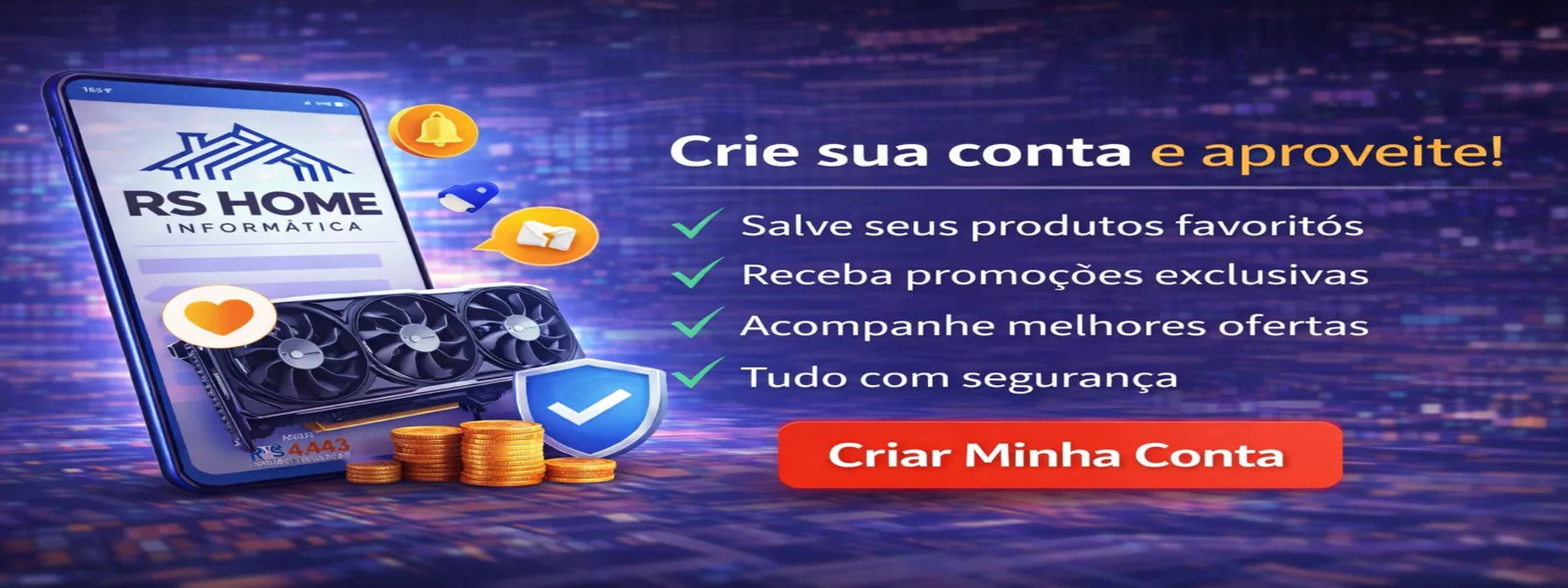 Criar conta